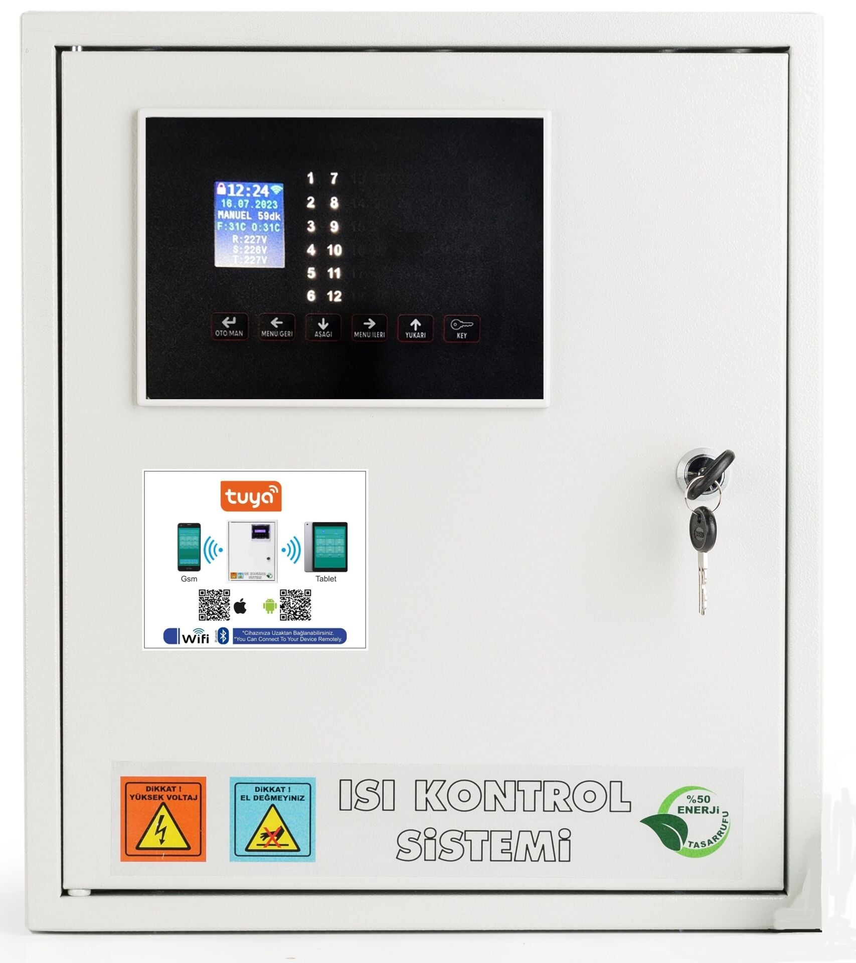 EP-06-50 LED EKRANLI WİFİ'Lİ KONTROL PANOSU